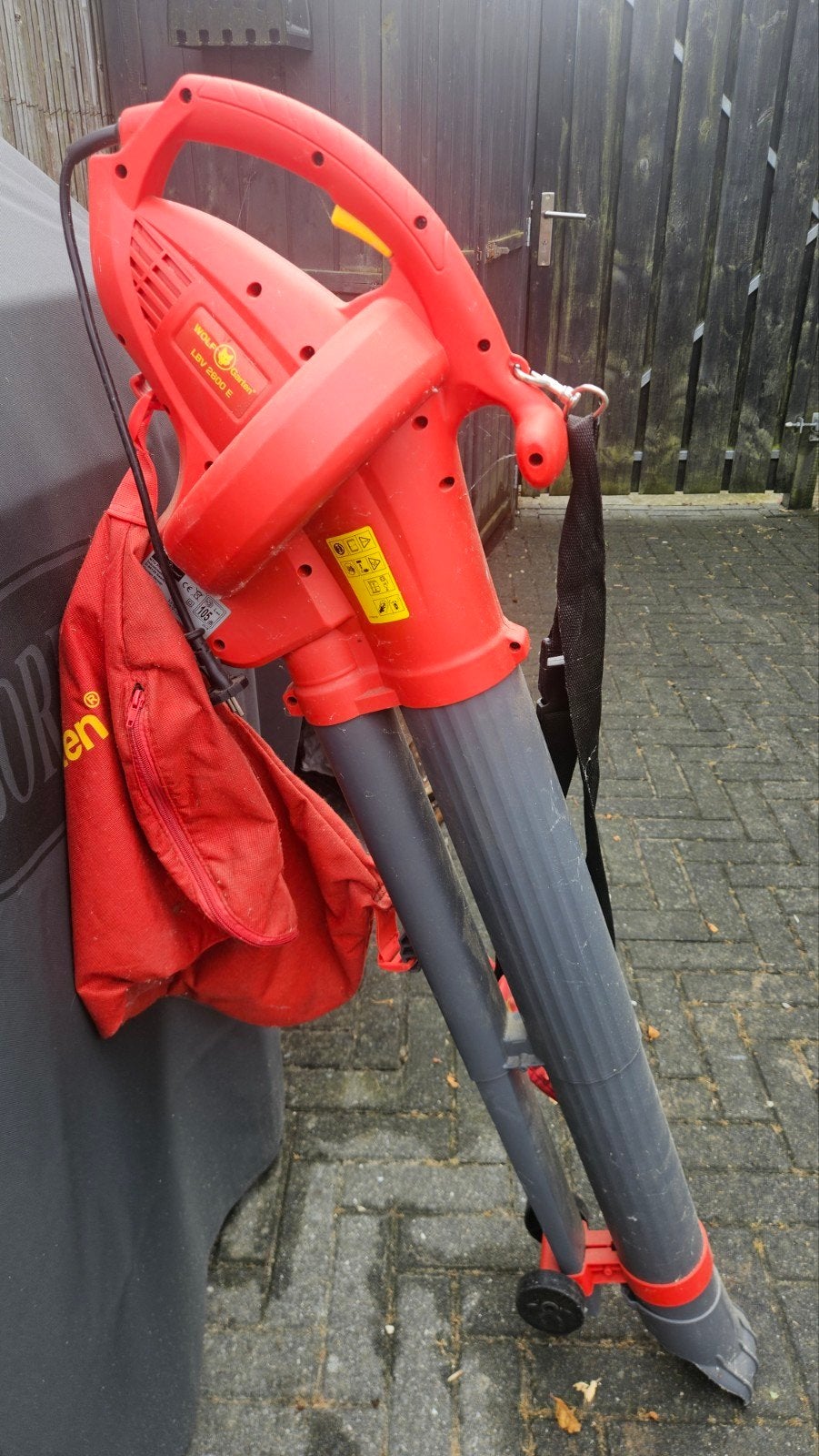 Wolf Garten LBV 2600 E Bladblazer/Bladzuiger, Tuin en Terras, Bladblazers, Met opvangzak, Handgedragen, Ophalen of Verzenden, Elektrisch