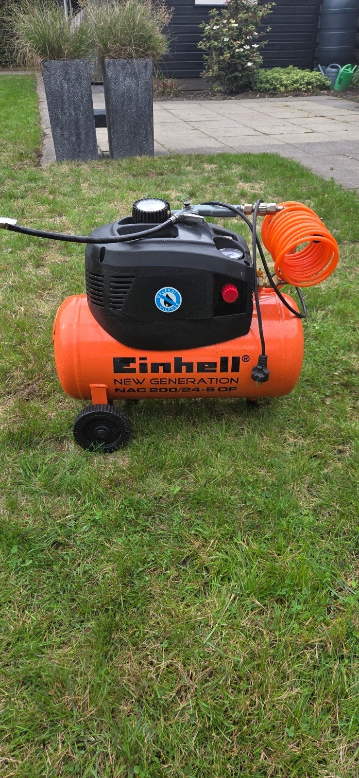 compressor, Doe-het-zelf en Verbouw, Minder dan 25 liter, Ophalen, Gebruikt, Minder dan 200 liter/min