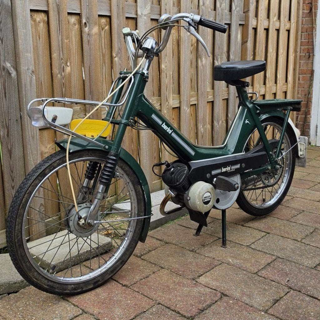 Oldtimer Berini m48  Brommer  met geel kenteken in zeist., Maximaal 45 km/u, 49 cc, Zo goed als nieuw, Ophalen
