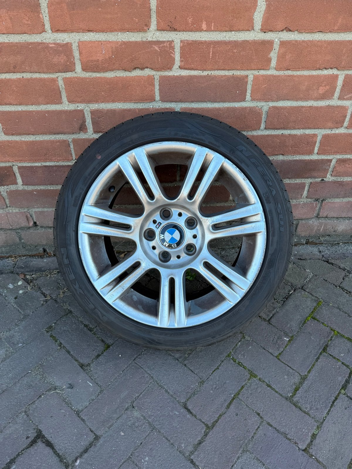 BMW velgen met Nexen zomerband - 225/45ZR17, Ophalen, Gebruikt, Banden en Velgen, 17 inch
