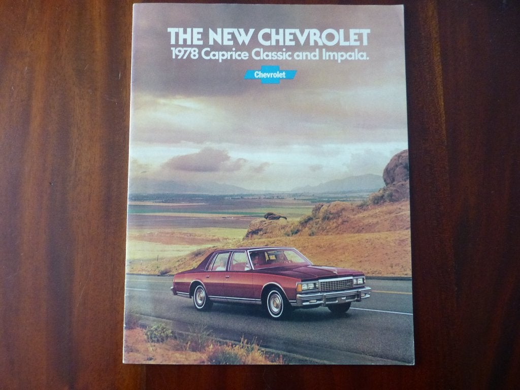 Chevrolet Caprice en Impala 1978 brochure USA, Verzenden, Nieuw, Chevrolet
