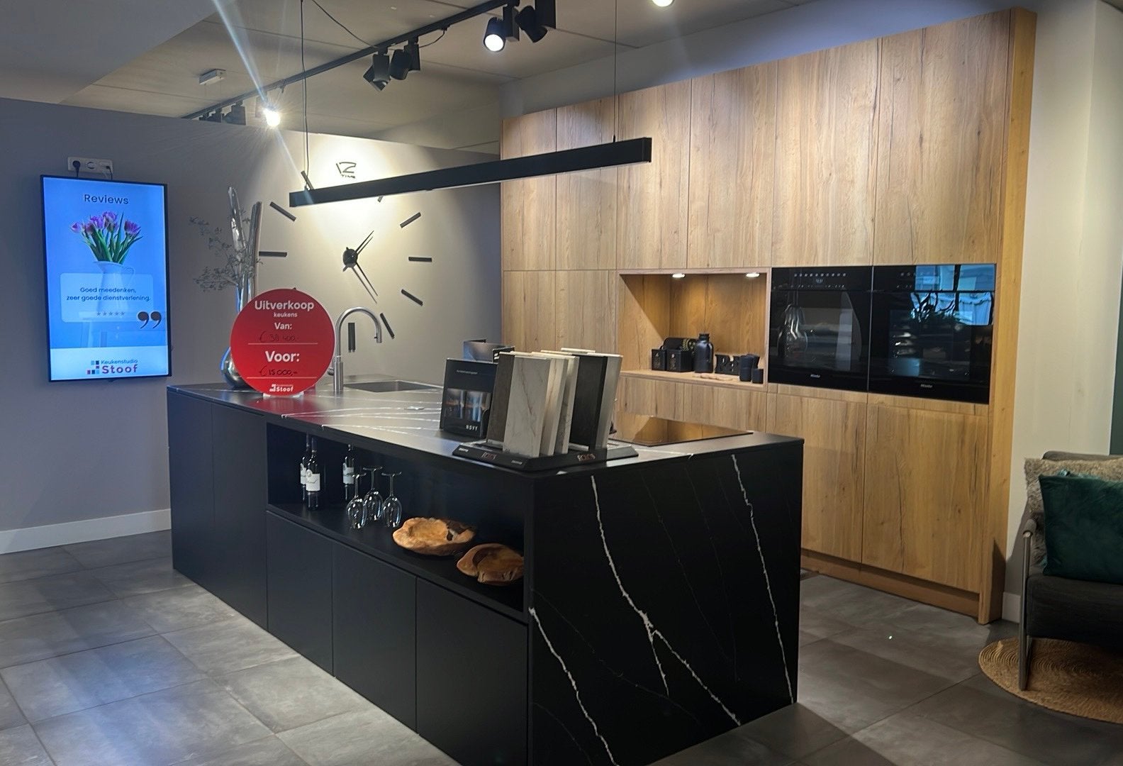 Luxe Showroom keukens uitverkoop, Ophalen, Nieuw