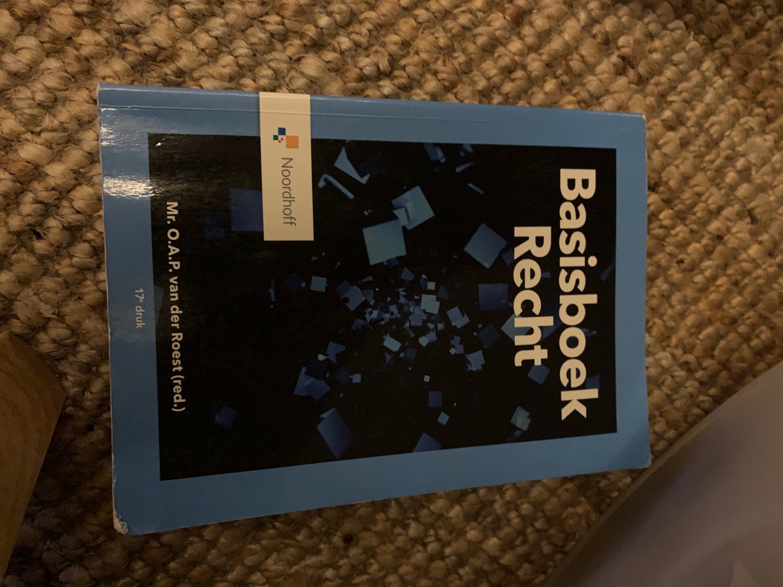 Basisboek Recht - Mr. O.A.P. van der Roest (red.), Boeken, Ophalen of Verzenden, Gamma, Zo goed als nieuw, HBO
