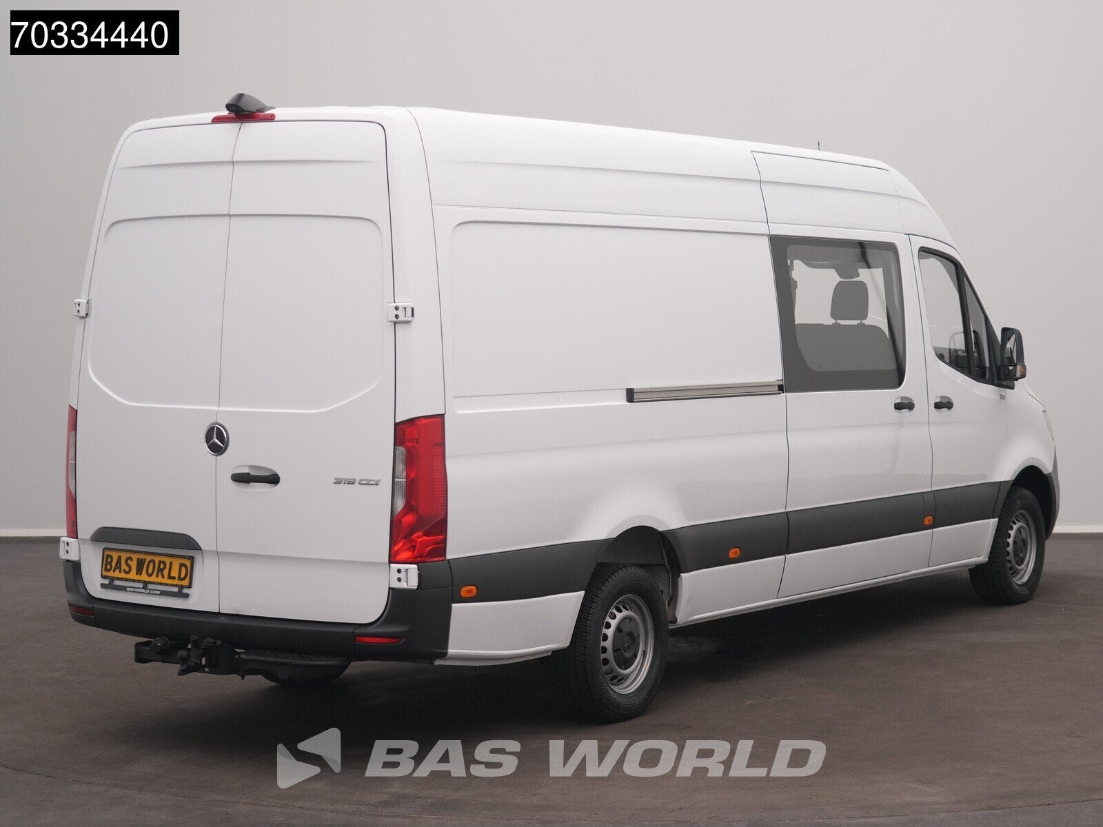 Mercedes Sprinter 319 CDI Automaat Dubbele Cabine L3H2 3,5t, Automaat, Stof, Gebruikt, Euro 6
