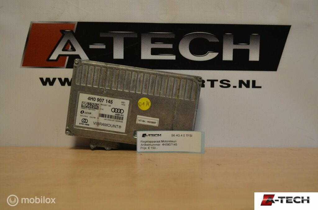 Regelapparaat Motorsteun Audi A6 C7 4.0 S6 11-18 4h0907145, Audi, Gebruikt, Audi, Ophalen of Verzenden