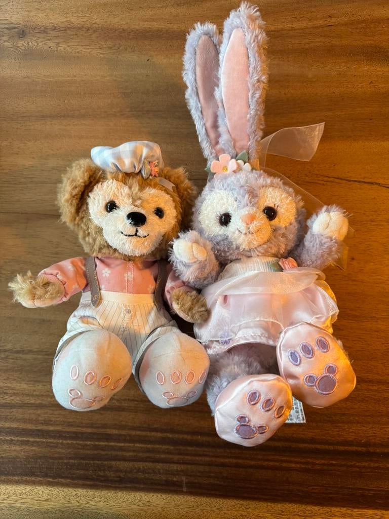Disney beer en konijn Disneyland Japan, Ophalen, Overige figuren, Zo goed als nieuw, Knuffel