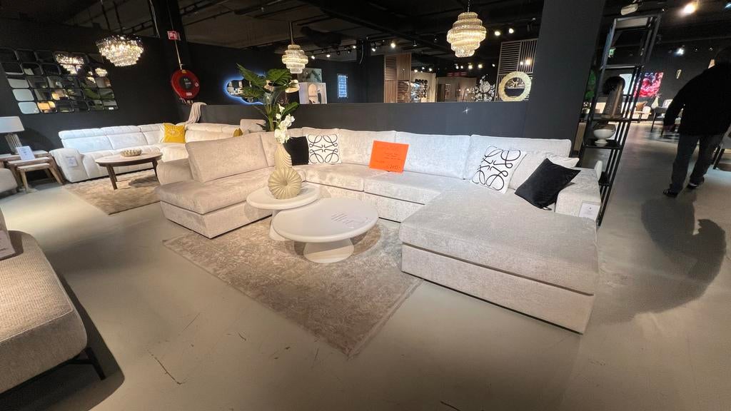 Showmodel & Demo Bankstellen - Designers Banken, Ophalen, Hoekbank, 300 cm of meer, Zo goed als nieuw