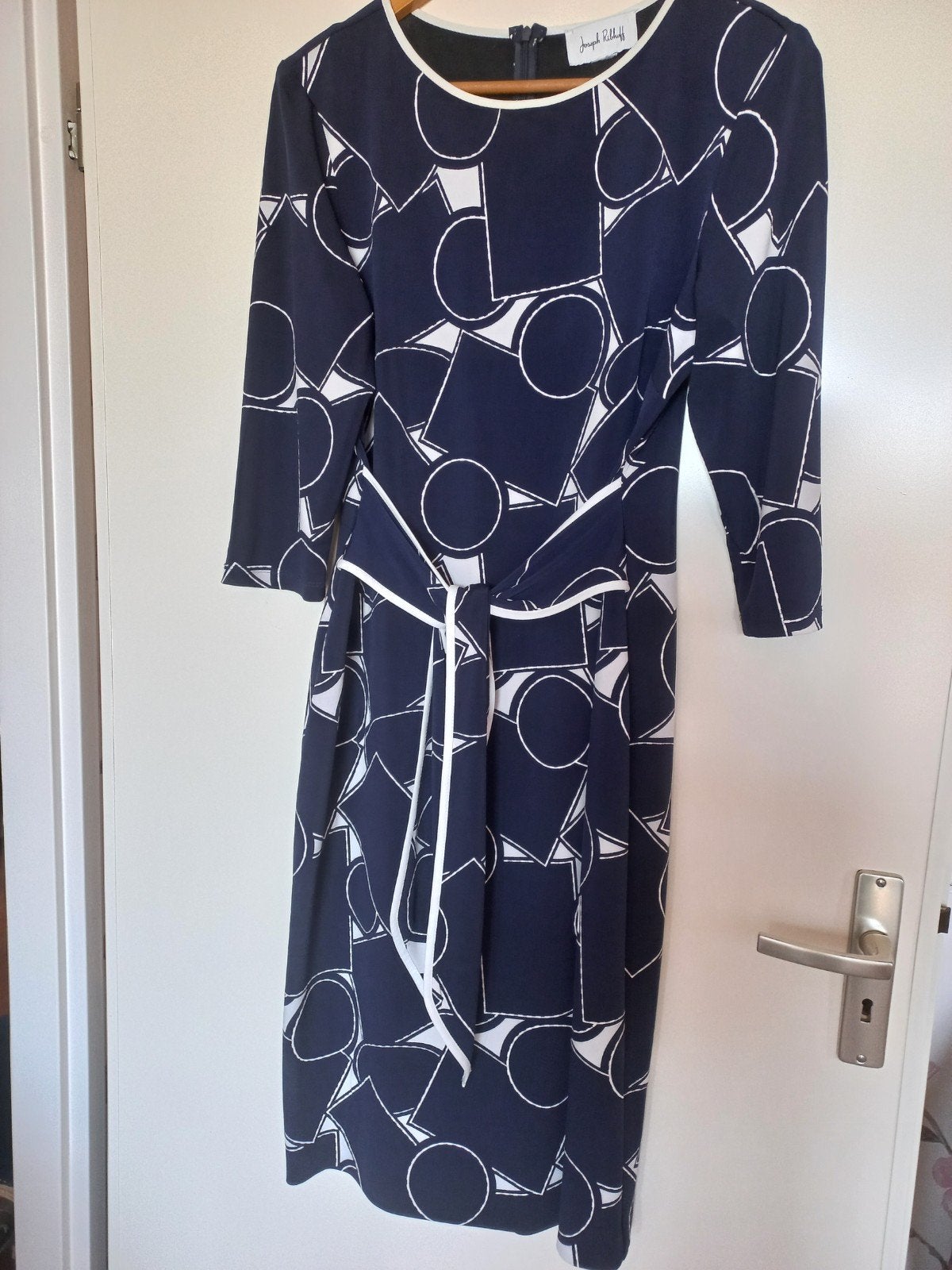 Joseph Ribkoff Jurk Maat 44 - Zo goed als nieuw, Kleding | Dames, Jurken, Blauw, Maat 42/44 (L), Joseph Ribkoff, Ophalen of Verzenden