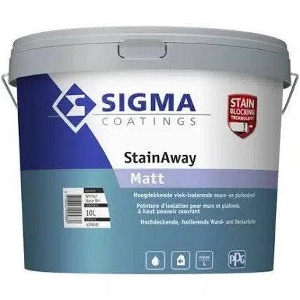 Sigma Isolatielatex aanbieding, Wit, Nieuw, Ophalen of Verzenden, Verf