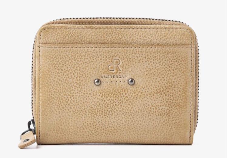 De Rooy Leren Portemonnee - Beige met Rits, Overige merken, Verzenden, Beige, Nieuw