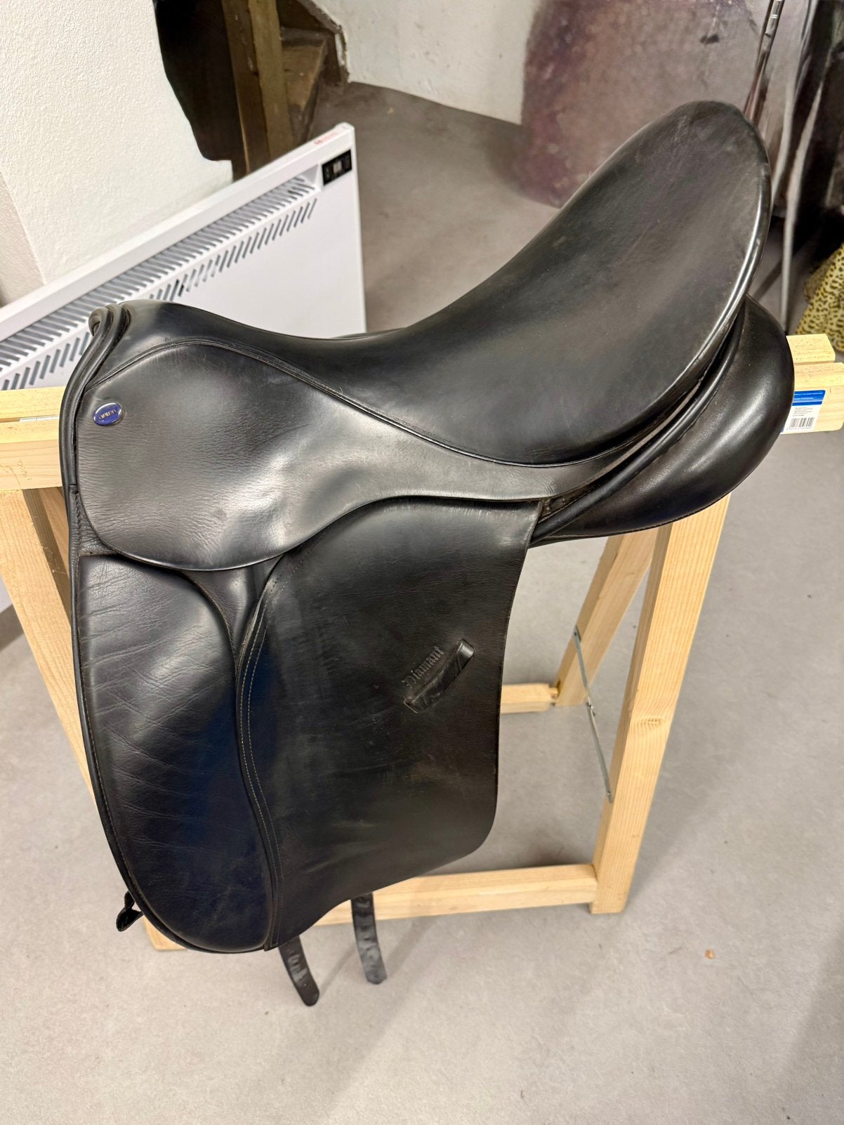 Euroriding Diamant dressuurzadel 18”, Gebruikt, Dressuur, XL (18 inch of meer), Ophalen of Verzenden