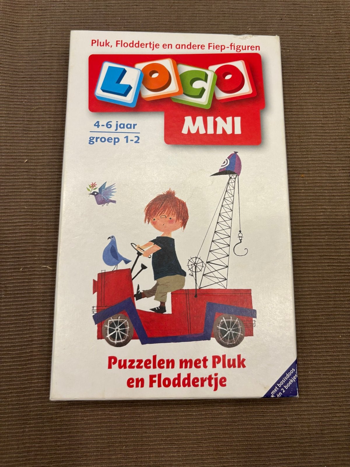 Loco Mini Puzzelen met Pluk en Floddertje set 2 boekjes!, Ophalen of Verzenden, Zo goed als nieuw, Puzzelen