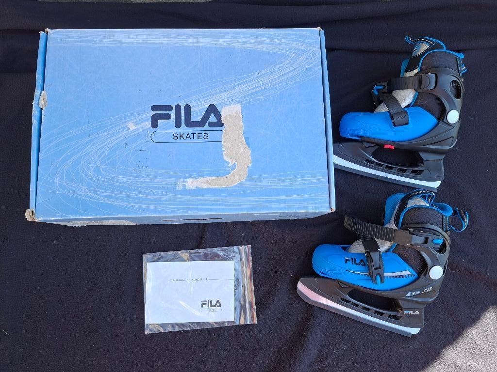 Fila Schaatsen - Unisex - blauw/zwart Maat 26-30, Ophalen, Zo goed als nieuw, IJshockeyschaatsen, Overige merken