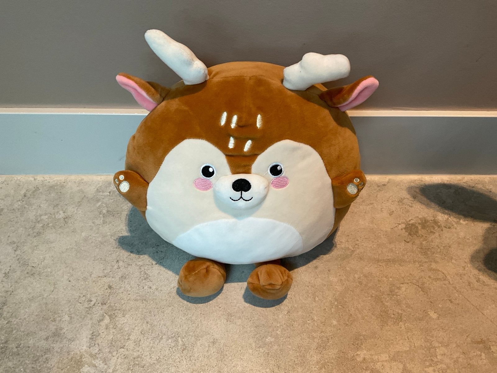 Schattige Squishmallow Hert Knuffel - Zo goed als nieuw, Ophalen, Overige typen, Zo goed als nieuw, Middelgroot (20 tot 80 cm)