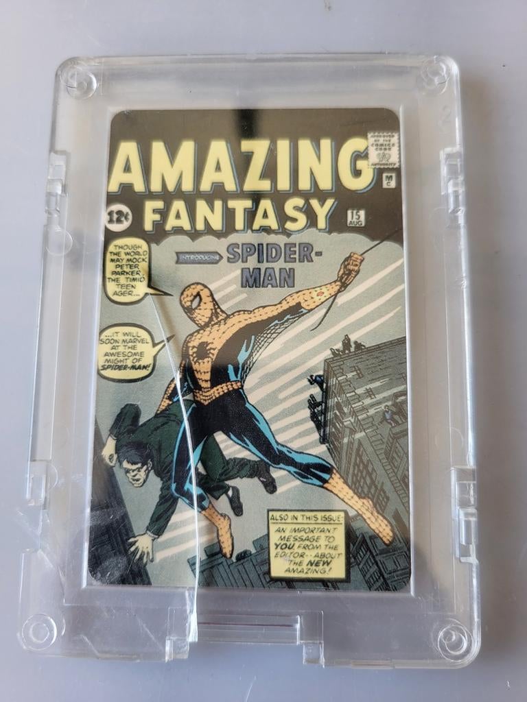 Telefoonkaart Marvel Spiderman Amazing Fantasy, Ophalen of Verzenden