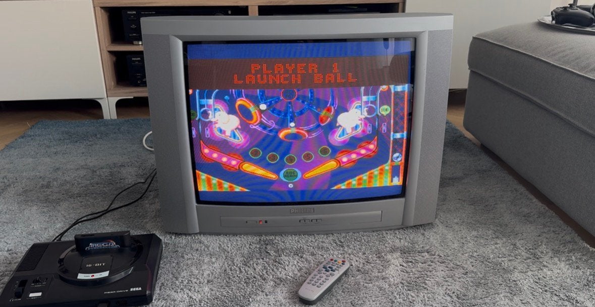 Philips 25PT4457 CRT TV 25 Inch Retro Gaming SCART RGB NTSC, Ophalen, Gebruikt, 60 tot 80 cm, Philips