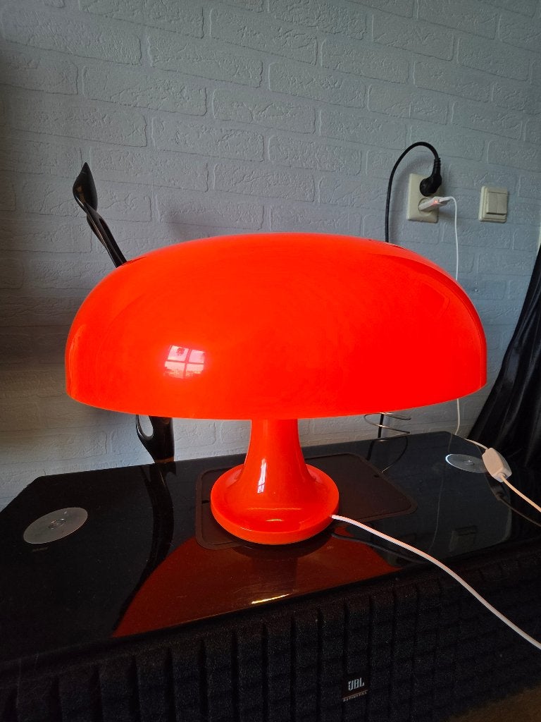 Mushroom/Paddestoel tafellamp oranje Led, Ophalen of Verzenden, Minder dan 50 cm