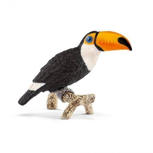 Schleich 14777  toekan, dierfiguur, Ophalen of Verzenden, Zo goed als nieuw, Vogel, Beeldje of Figuurtje