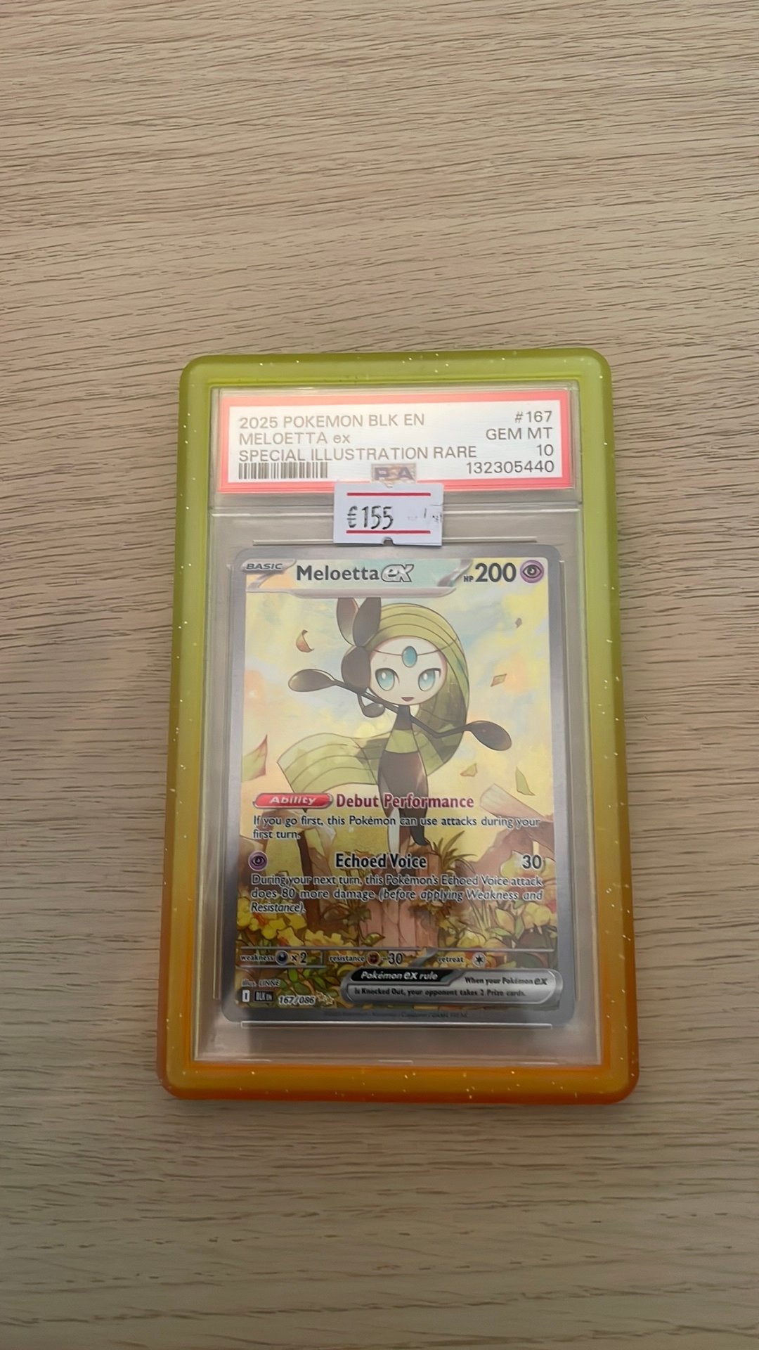 Meloetta EX PSA 10 #167, Ophalen of Verzenden, Zo goed als nieuw