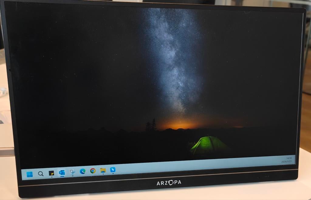 Arzopa 15.6 inch draagbare monitor, Computers en Software, Monitoren, Ophalen