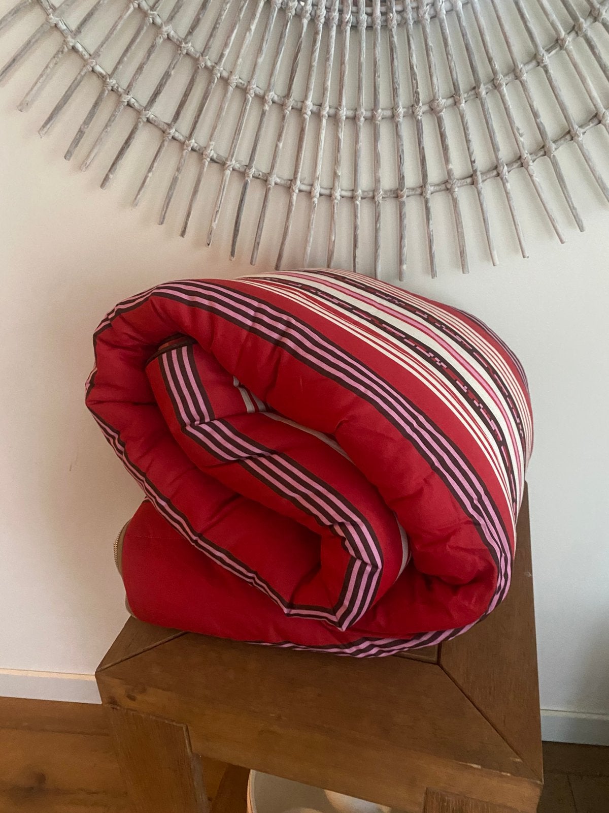 Prachtig vintage gestreepte slaapzak/ plaid/ picknickkleed, Ophalen of Verzenden, Zo goed als nieuw