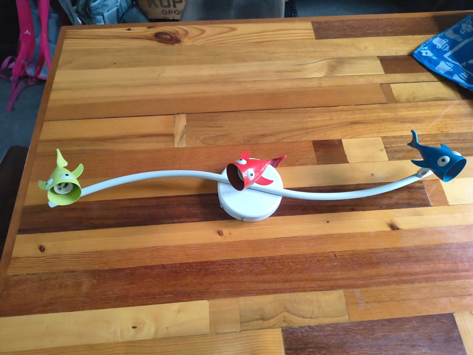 Leuke kinderlamp met vrolijke vissen, Kinderen en Baby's, Gebruikt, Overige merken, Ophalen of Verzenden, Meerkleurig
