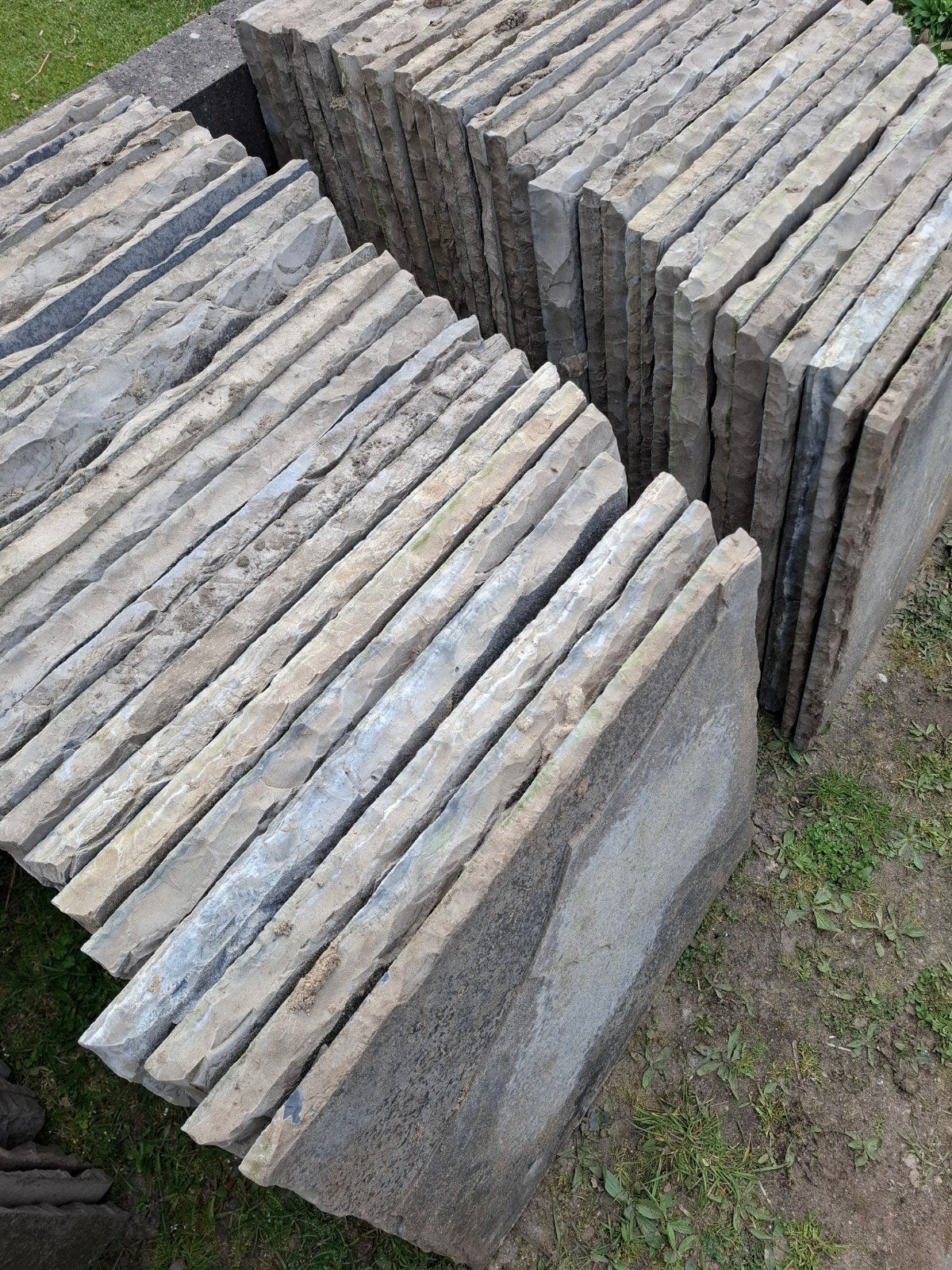 Natuursteen tegels 100 stuks 60/60, Tuin en Terras, Tegels en Klinkers, Ophalen, Gebruikt, Terrastegels, Natuursteen