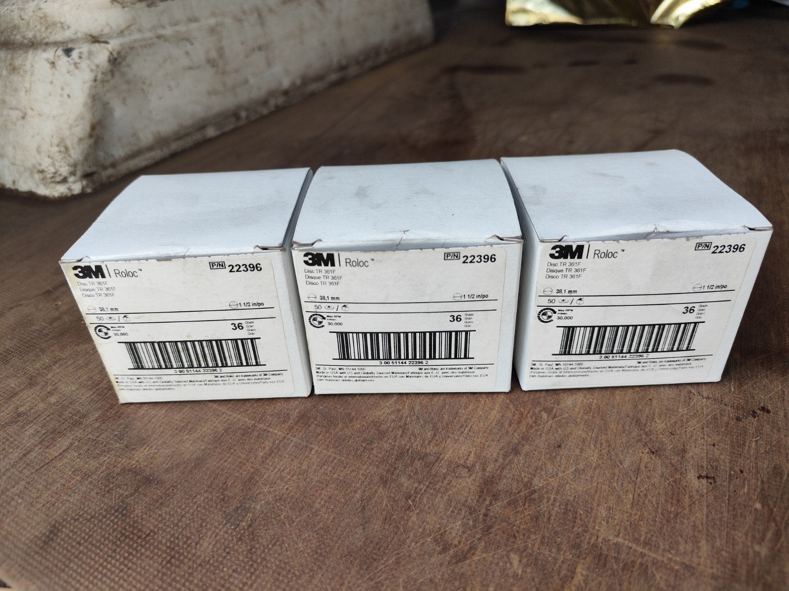 3M Roloc P36 38.1mm 150 stuks (3 doosjes), Ophalen of Verzenden