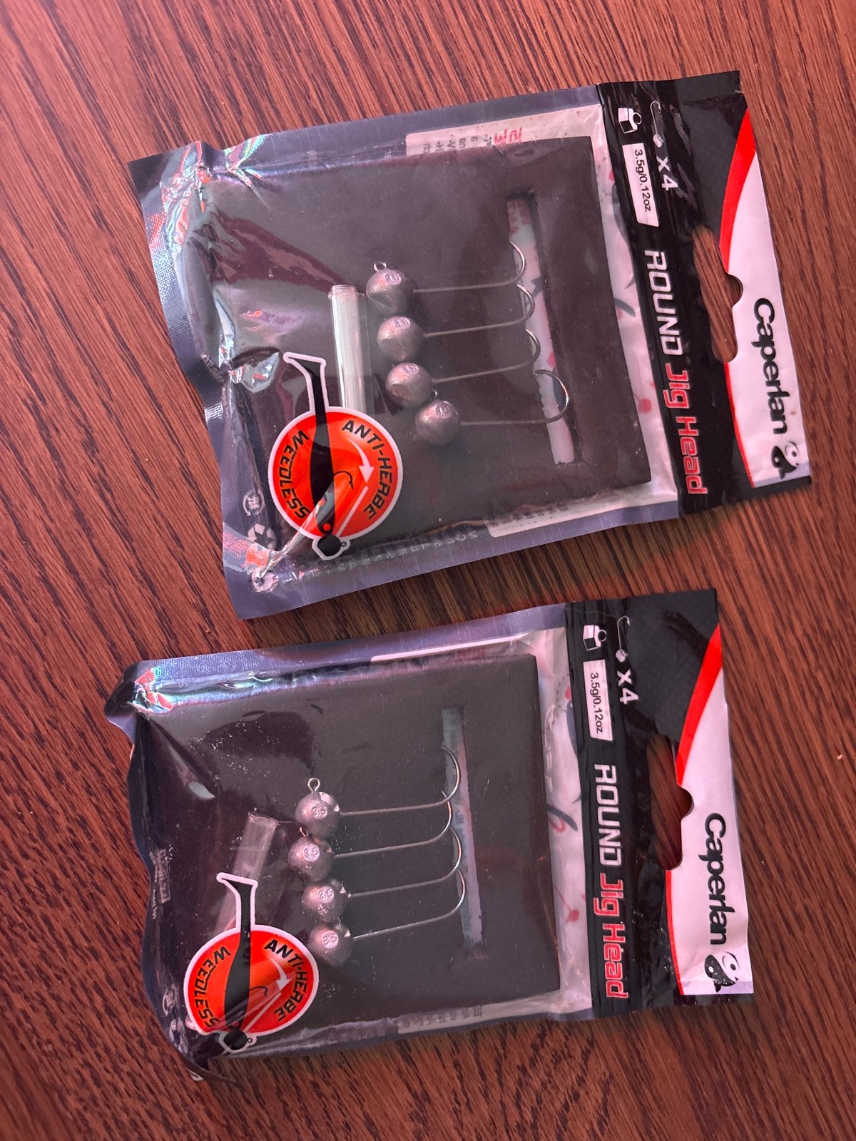 Vishaak - Caperlan Round Jig Head - 3.5g (4 stuks), Ophalen of Verzenden, Nieuw, Haak