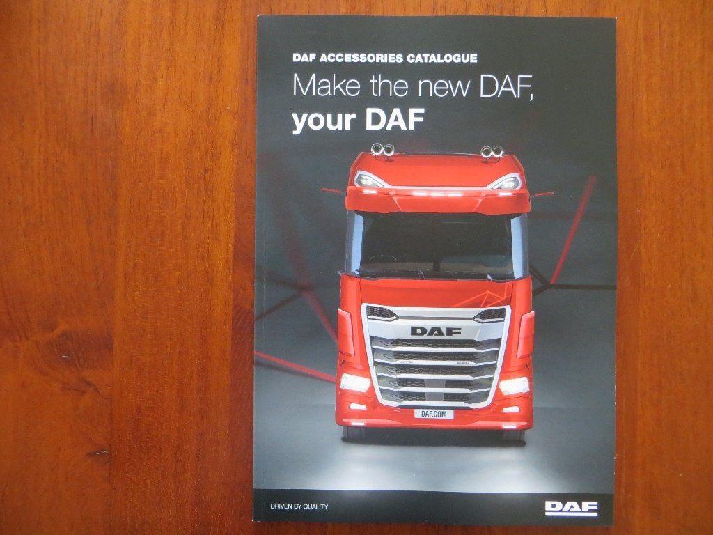 DAF Accessories Catalogue (juli 2026), Ophalen of Verzenden, Nieuw, Overige merken