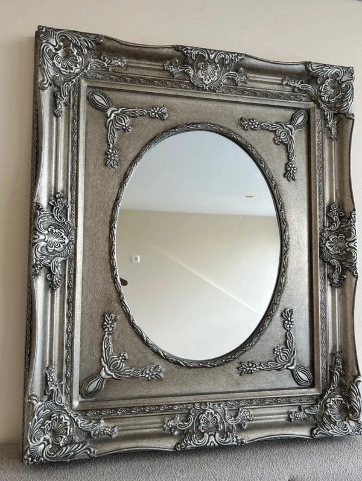 Victorian/Baroque spiegel, Huis en Inrichting, Ophalen of Verzenden, Zo goed als nieuw, Minder dan 100 cm, Rechthoekig