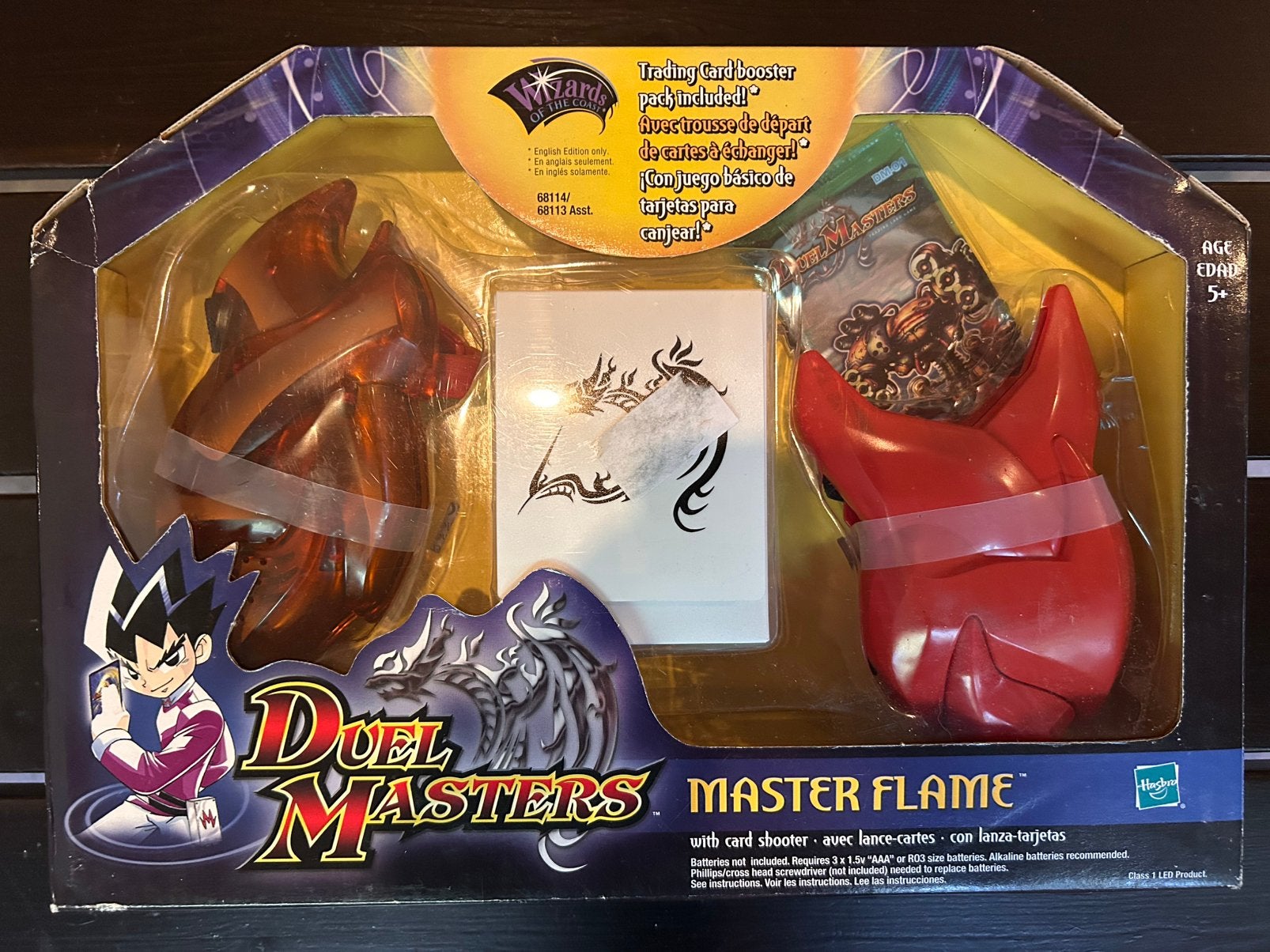 Vintage Duel Masters Master Flame Card Shooter Sealed Nieuw, Ophalen of Verzenden, Nieuw