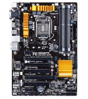 GIGABYTE GA-Z97-D3H met Socket LGA 1150, Ophalen of Verzenden, Gebruikt, DDR3