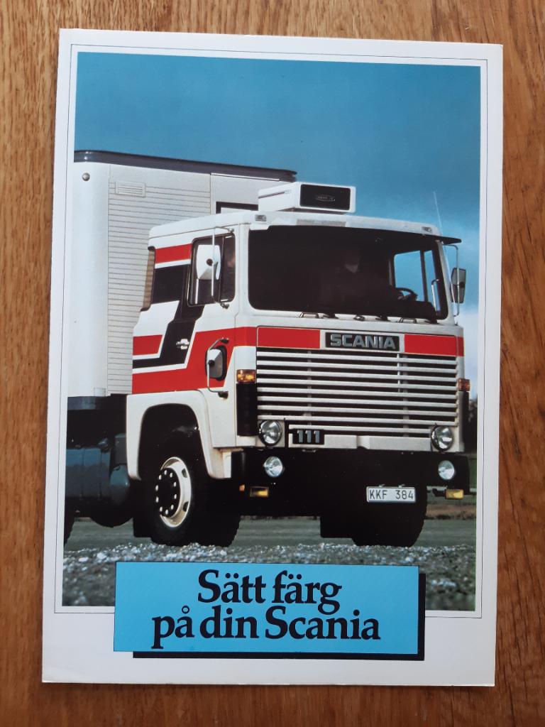 Scania Accessoire Folder Zweeds, Ophalen of Verzenden, Zo goed als nieuw, Overige merken, Scania