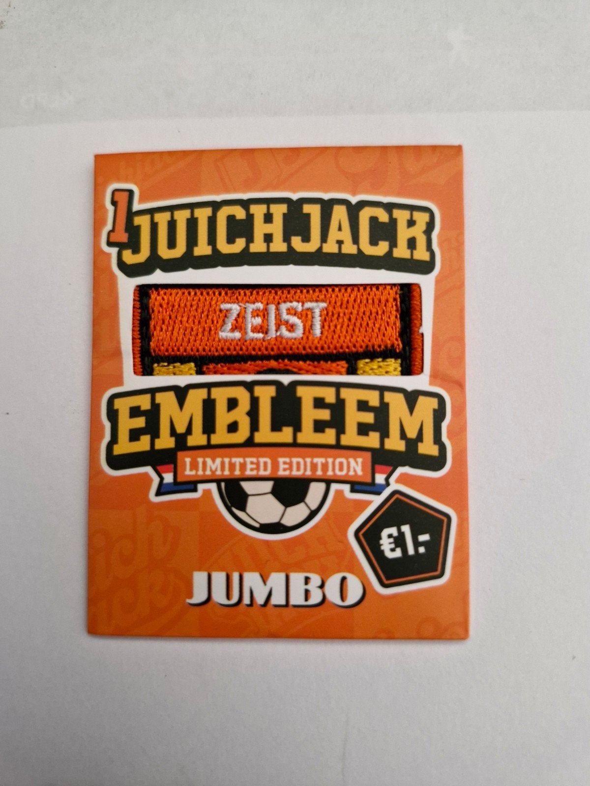 Jumbo Juichjack Zeist Embleem Limited Edition, Ophalen of Verzenden, Nieuw