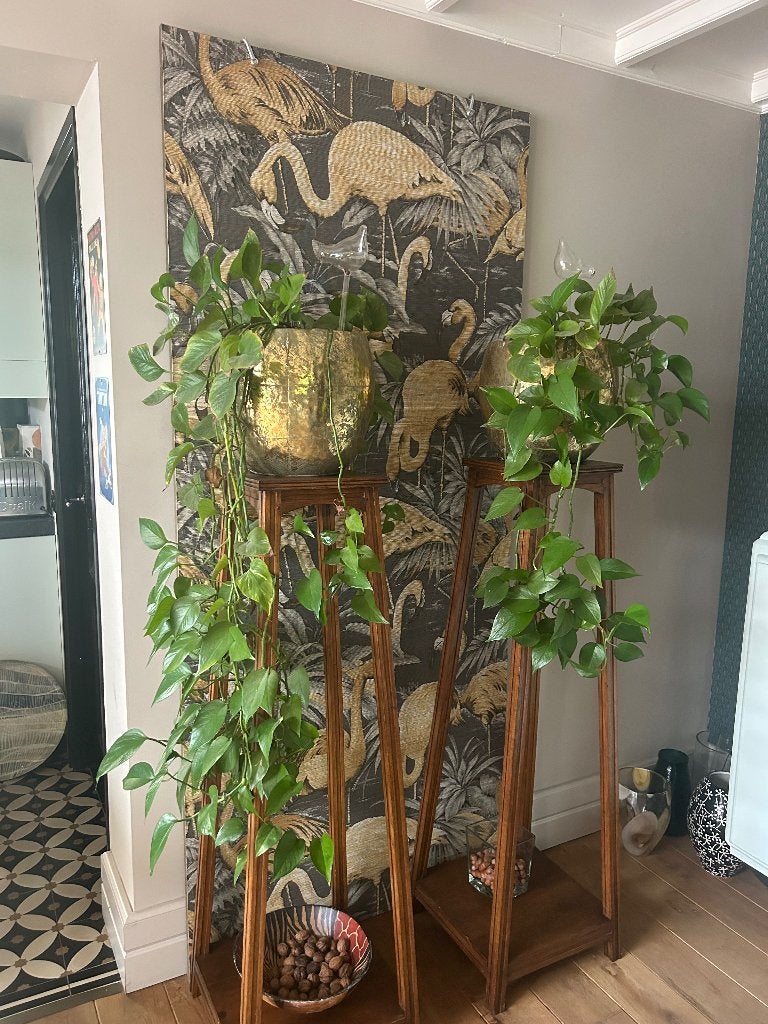 Wandpaneel met Arte behang, Huis en Inrichting, Ophalen, 220 cm, Hout, Meerkleurig