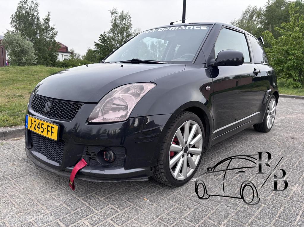 Suzuki Swift 1.6 Sport Airco uitlaatsysteem CarPlay, Voorwielaandrijving, 1005 kg, Zwart, 4 cilinders