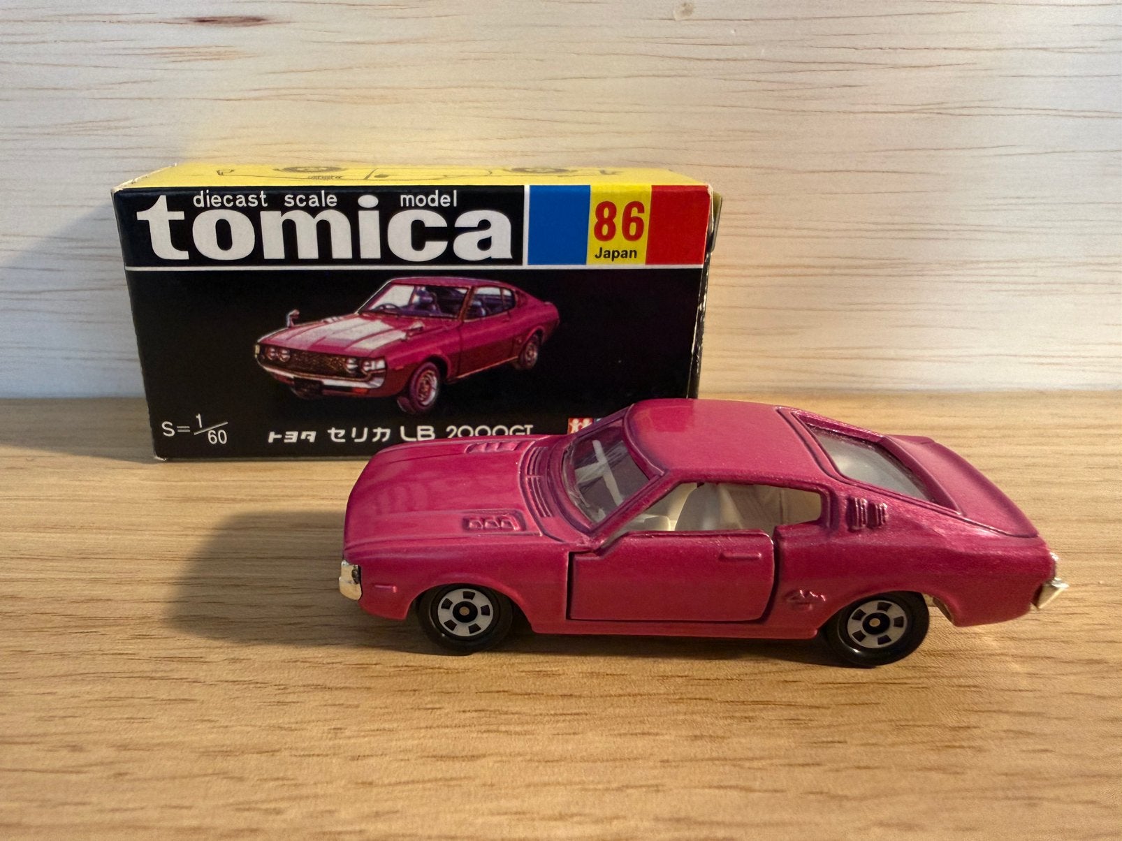 Tomica 86 Japan, Toyota Celica LB 2000 GT, Ophalen of Verzenden, Zo goed als nieuw, Auto