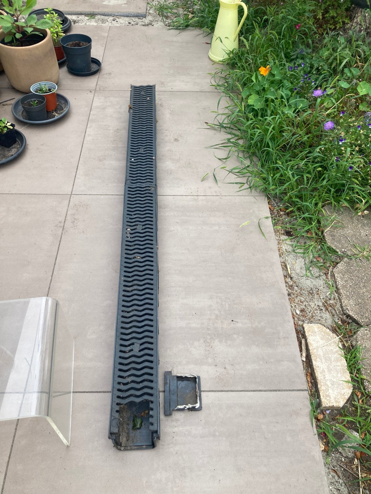 Lijngoot 2 meter Nicoll ( Bouwmaat) 13,5cm b, Ophalen, Overige materialen, Gebruikt, 2 tot 4 meter