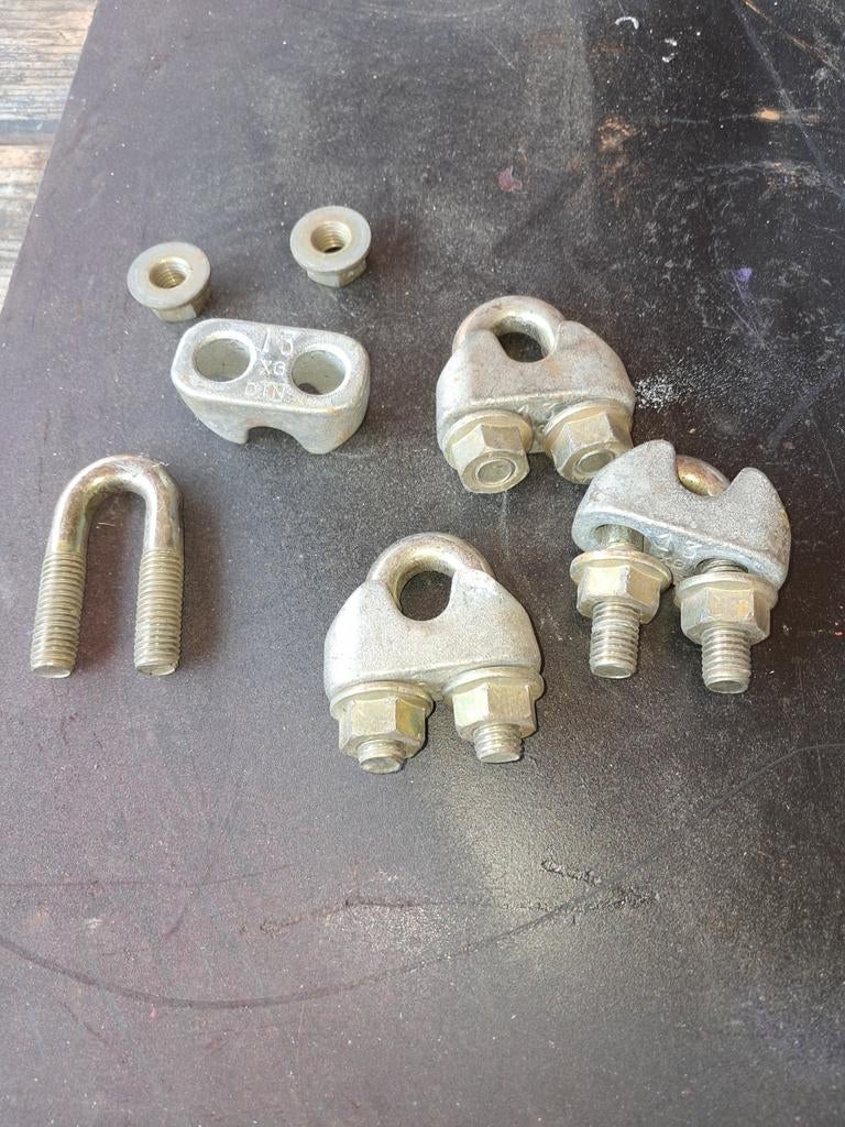 4x Kabelklemmen -, Doe-het-zelf en Verbouw, Ophalen of Verzenden, Gebruikt, Minder dan 50 mm, Overige typen