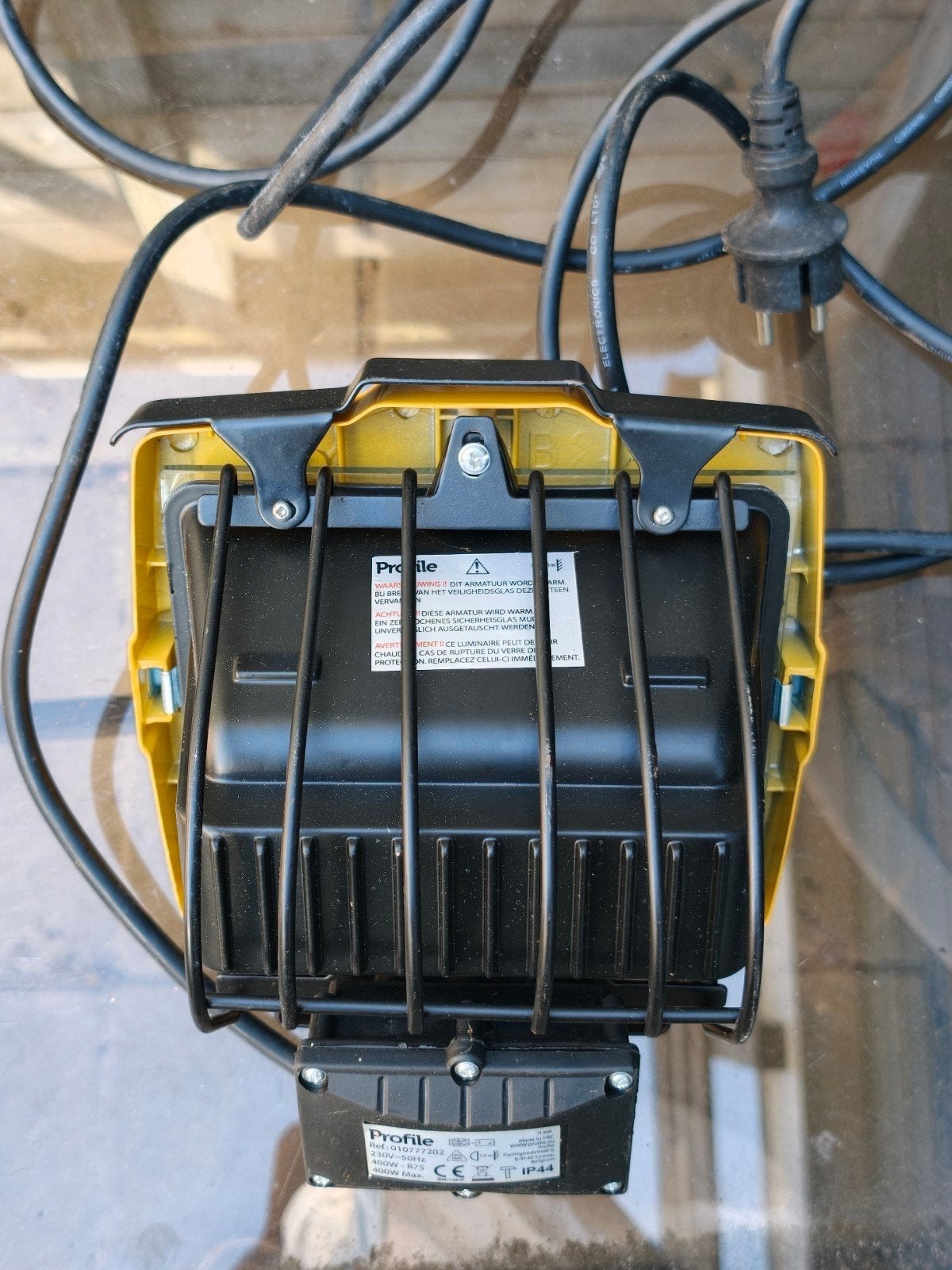 Profile Bouwlamp - Robuuste Halogeen Bouwlamp, Ophalen of Verzenden, Gebruikt, 200 tot 500 watt, Lamp met armatuur
