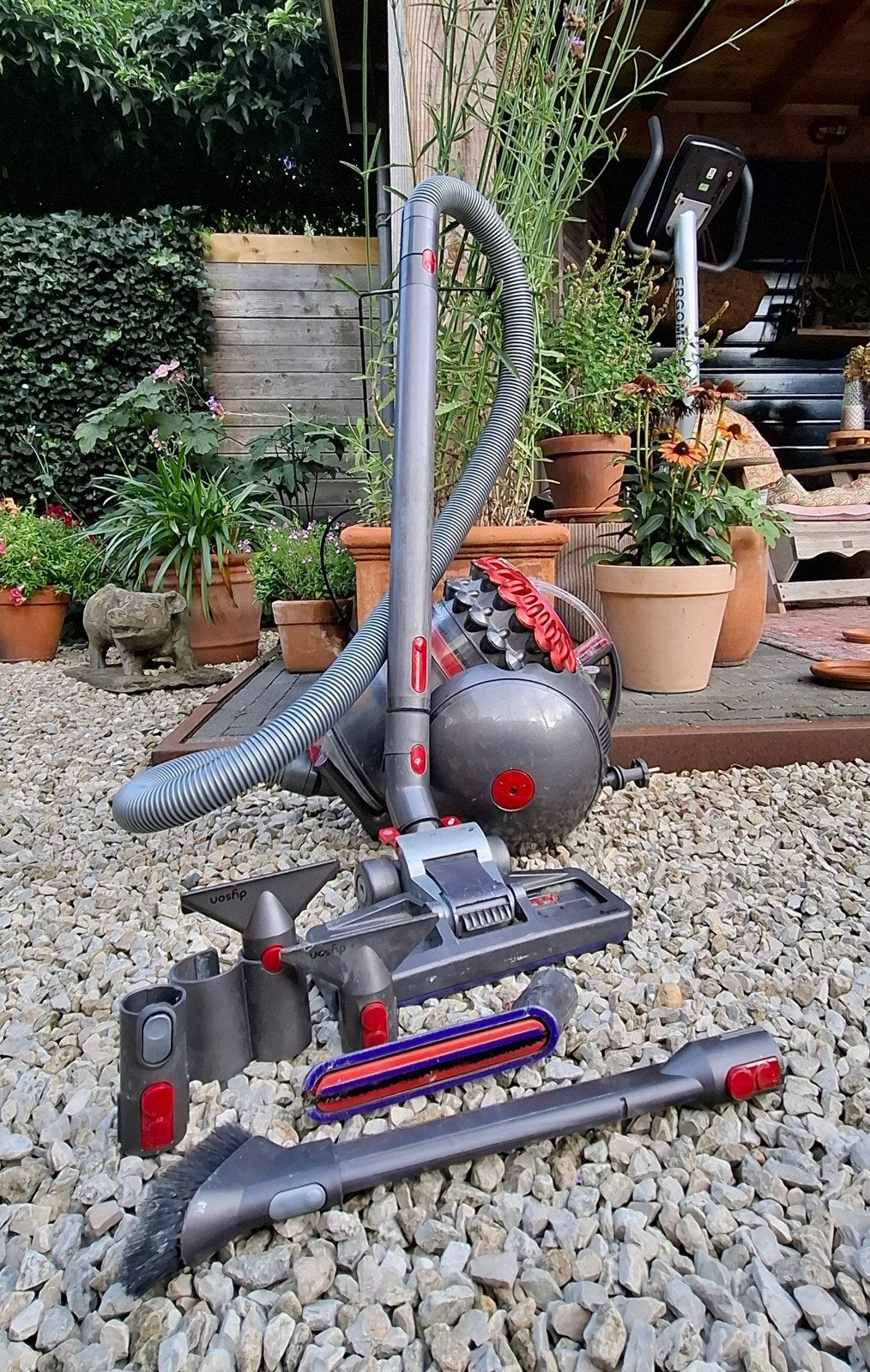 Dyson Big Ball Allergy Sledestofzuiger met accessoires, Witgoed en Apparatuur, Regelbare zuigkracht, Gebruikt, Ophalen of Verzenden