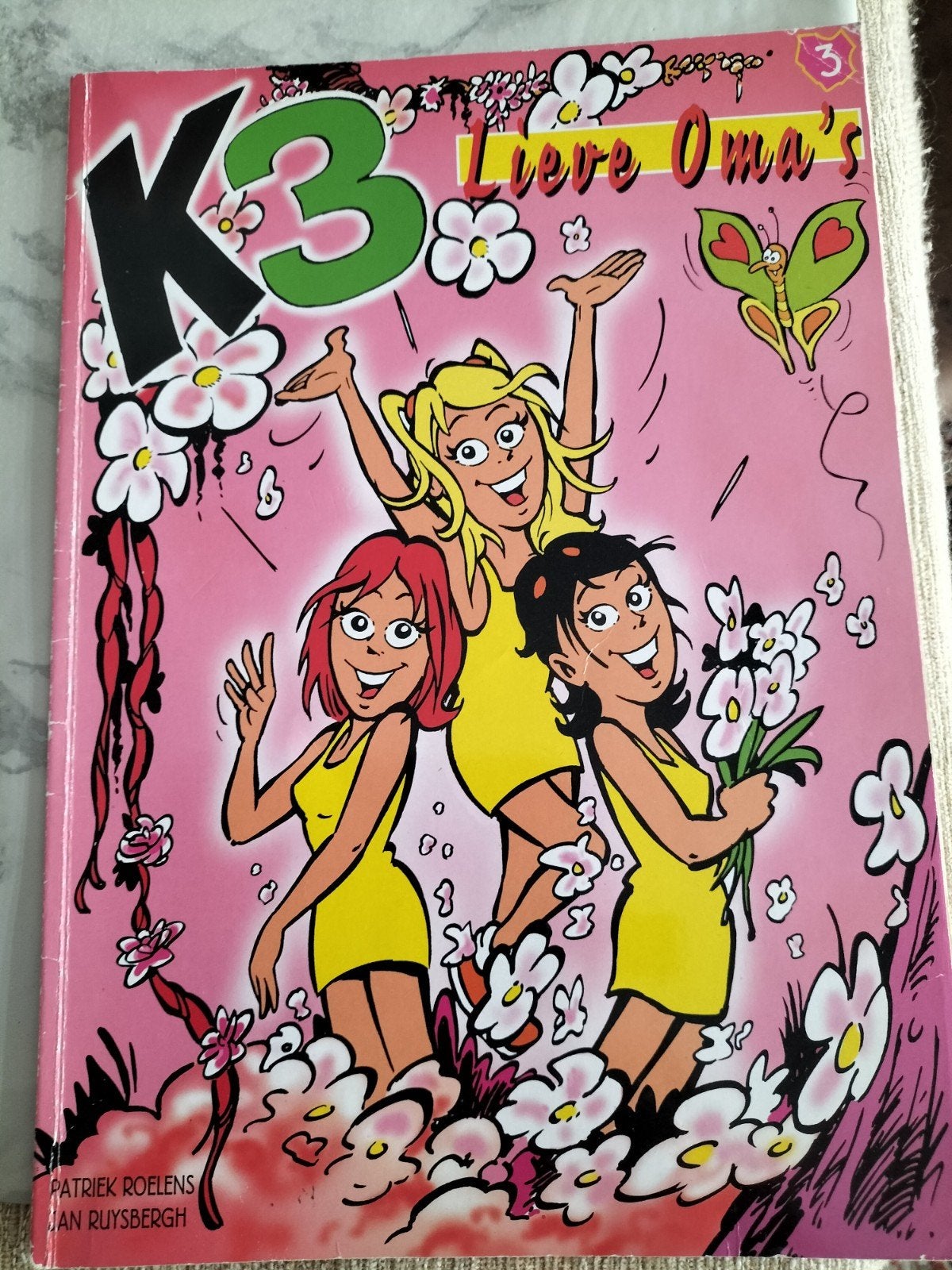 K3 Lieve Oma's - Stripboek (deel 3), Ophalen of Verzenden, Gelezen, Patriek Roelens, Jan Ruysbergh