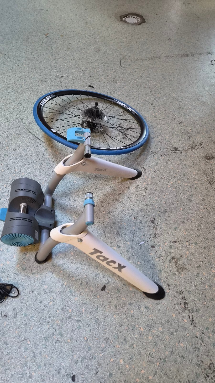Tacx fietstrainer met Shimano HG hub, Gebruikt, Aluminium, Meer dan 20 versnellingen, Ophalen