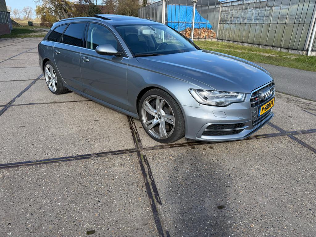 Audi S6 Qauttro Sport, Auto's, Audi, Particulier, A6, Benzine, E, Stationwagon, Automaat, Geïmporteerd, Zilver of Grijs, Zwart
