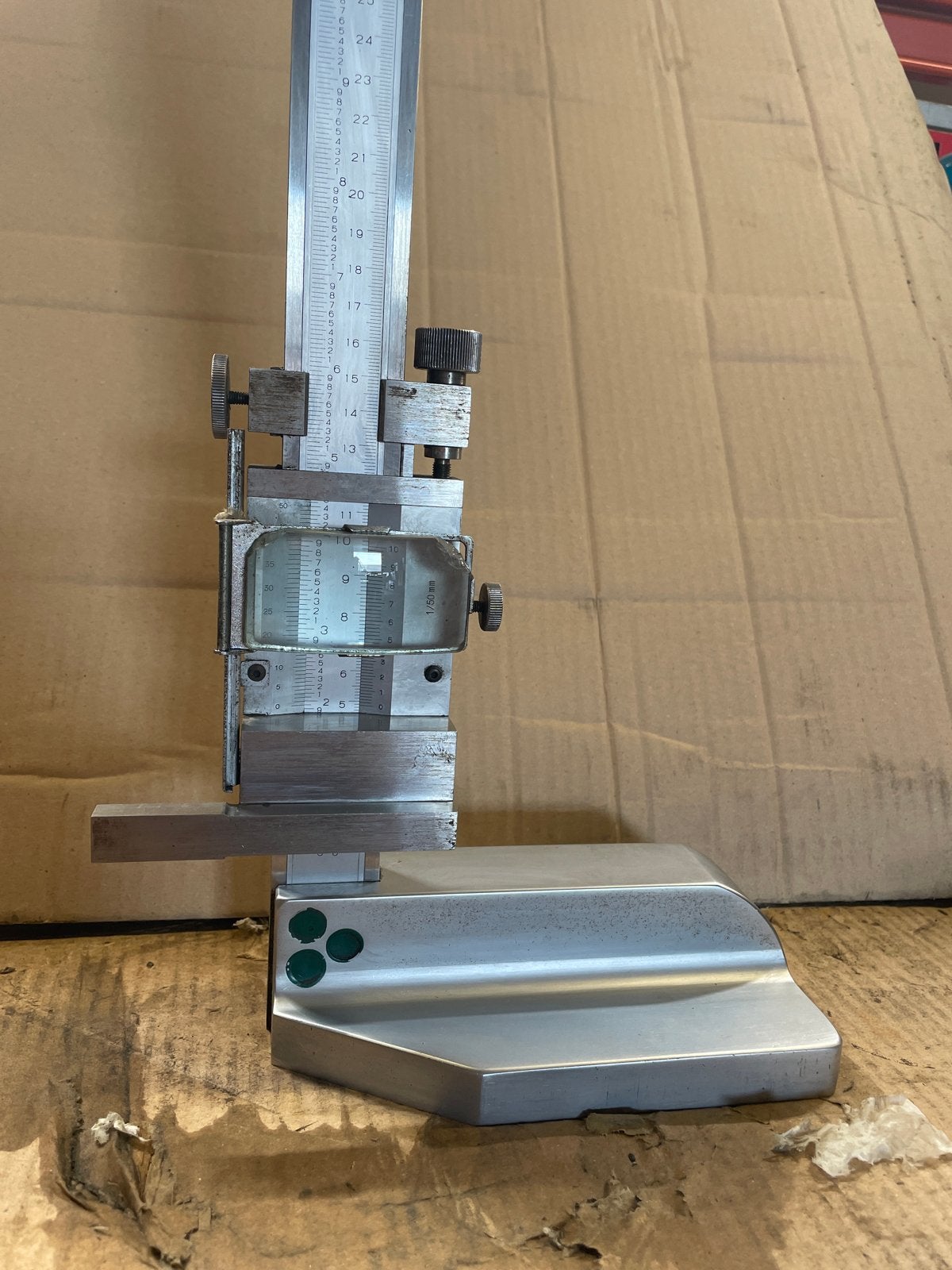 Mitutoyo Hoogtemeter 60cm - RVS Precisie Meetinstrument, Ophalen, Gebruikt, Afstand