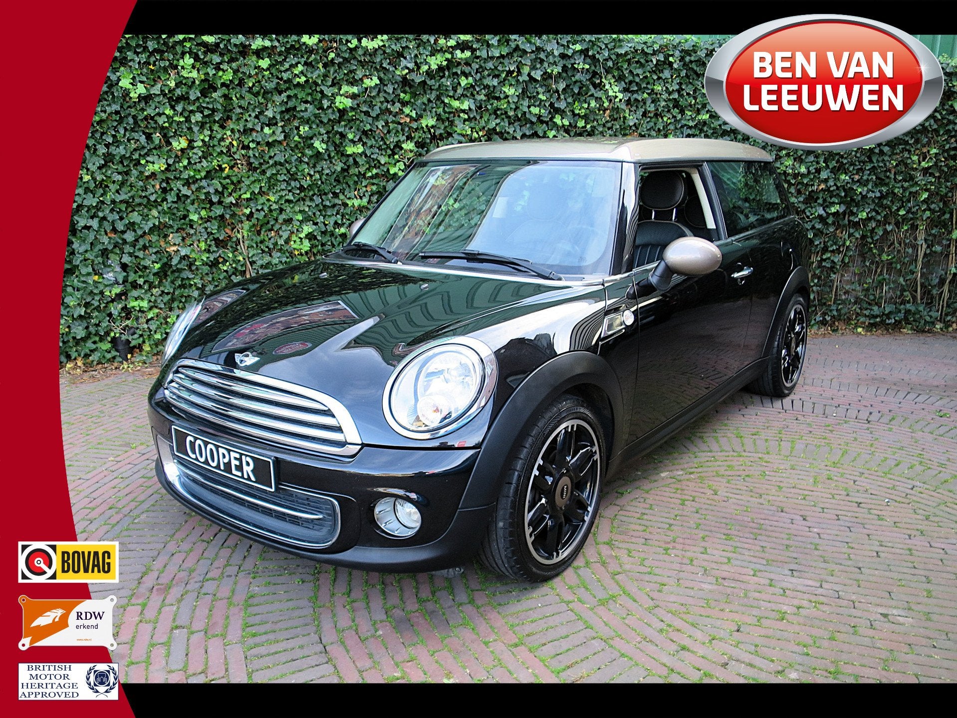 MINI Clubman 1.6 Cooper BondStreet R55 LCI met Leder, Clima,, Auto's, Gebruikt, 4 cilinders, Met garantie (alle), 4 stoelen