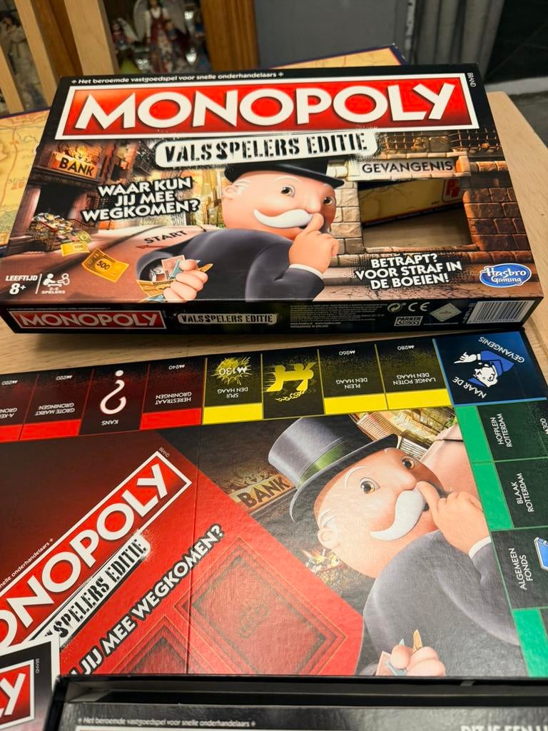 Monopoly valsspelereditie zgan, Ophalen of Verzenden, Zo goed als nieuw