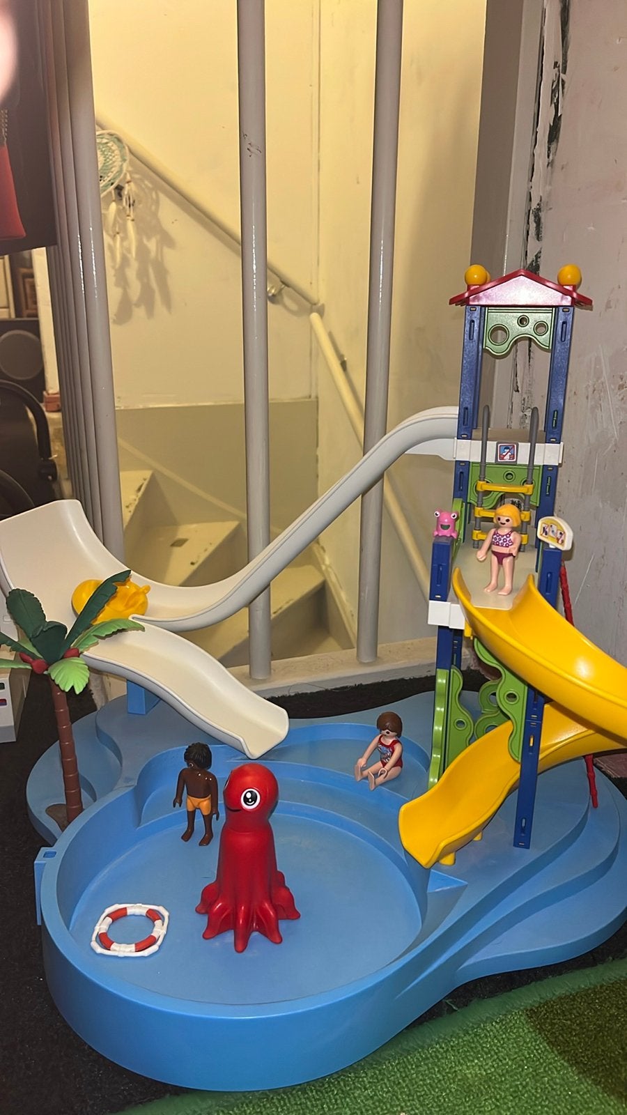 Playmobil Waterpark met glijbanen en figuren, Ophalen, Zo goed als nieuw, Jongen of Meisje