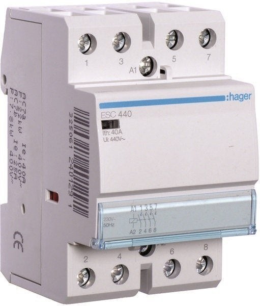 Magneetschakelaar / relais 40A 4xM 230V, Verzenden, Nieuw